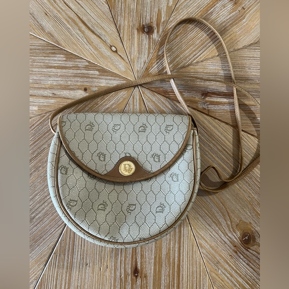 Christian Dior honeycomb crossbody handbag